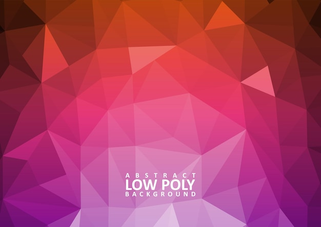 abstract low poly background with triangle shapes
