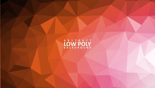 Abstract low poly background with triangle shapes