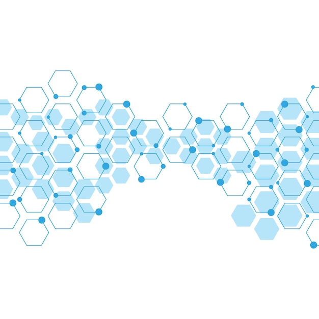 Abstract medical  background substance and molecules design