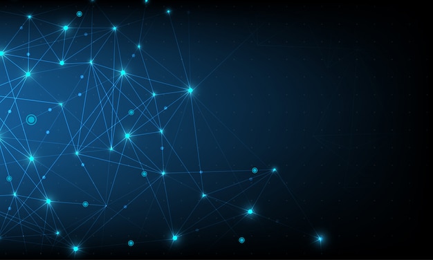 abstract mesh background with circle