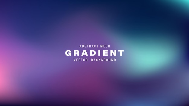 Abstract Mesh Gradient Vector Background Design Purple Blue Teal