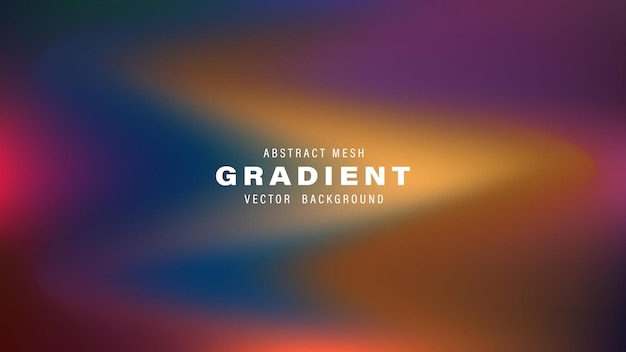 Abstract Mesh Gradient Vector Background Design Template