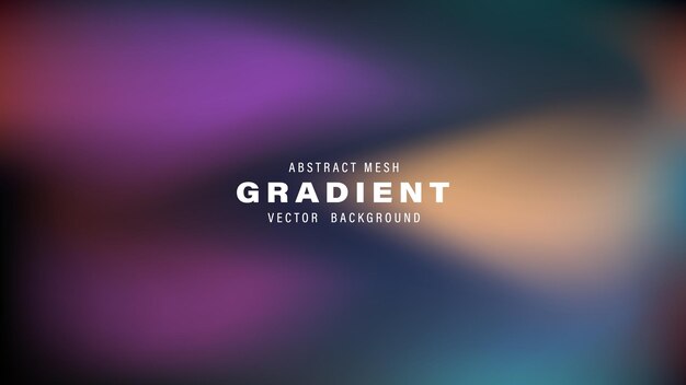 Abstract Mesh Gradient Vector Background Design Template