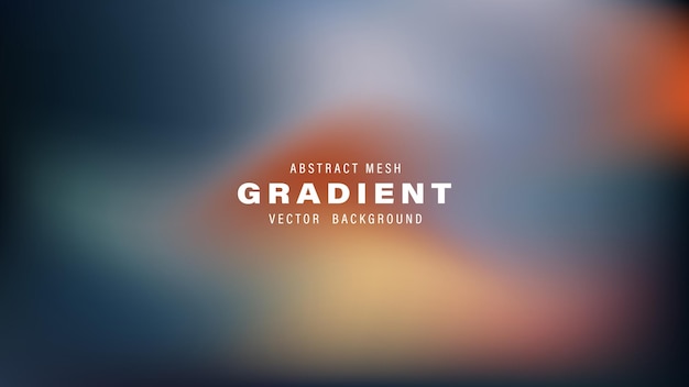 Abstract Mesh Gradient Vector Background Design Template