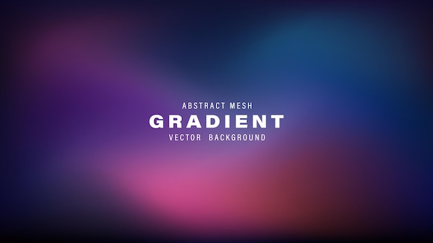 Abstract Mesh Gradient Vector Background Purple Pink Blue