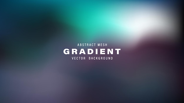 Abstract Mesh Gradient Vector Background Teal Purple Design