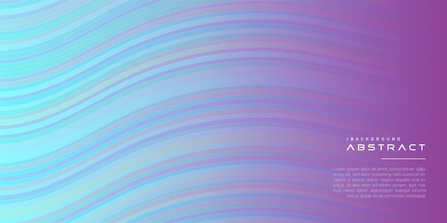 Abstract Minimal Colorful Wavy Lines Background
