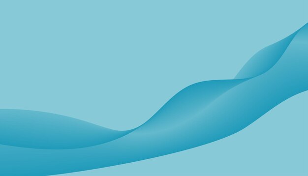 Abstract minimal elegant blue wave background