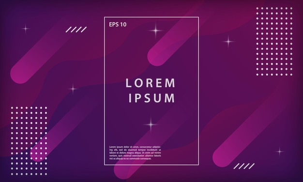 Abstract minimal geometric purple gradient color background