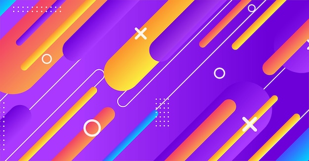 abstract minimal geometric shape background with gradient
