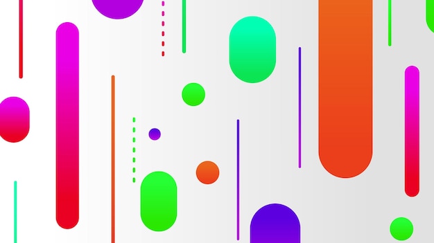 abstract minimal geometric shape background with gradient