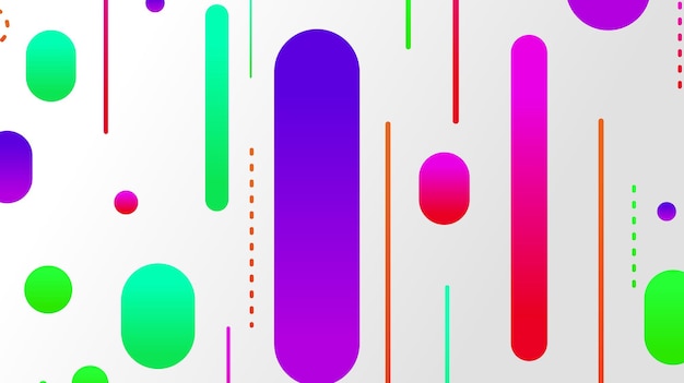 abstract minimal geometric shape background with gradient