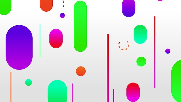 abstract minimal geometric shape background with gradient