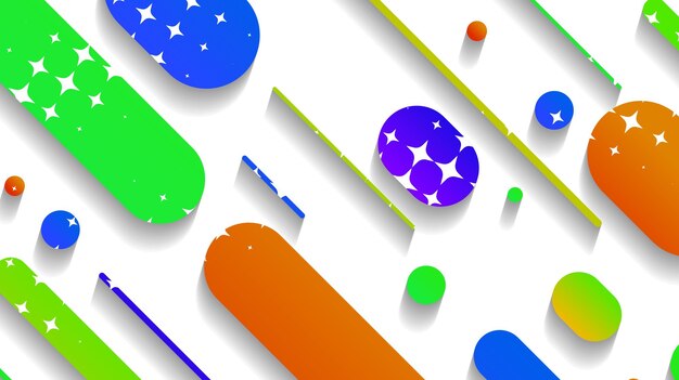 abstract minimal geometric shape background with gradient