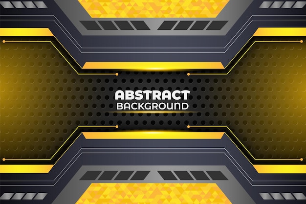 Abstract Modern Background Yellow