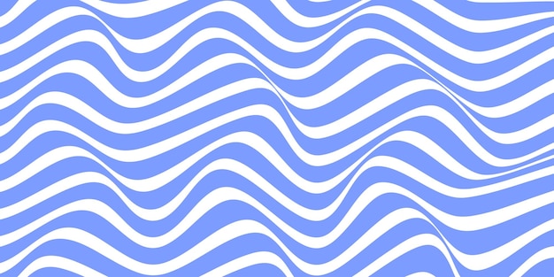 Abstract modern blue white wavy line background banner design Vector illustration
