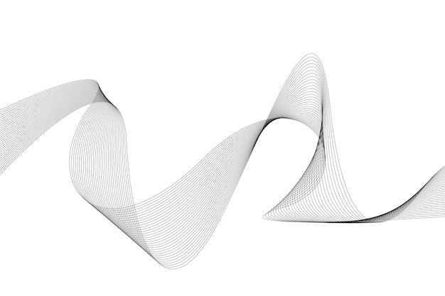 abstract modern vector background curved vector illustration