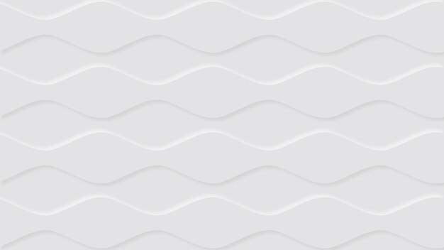 Abstract monochrome vector background. Creative shapes in white neomorphism.