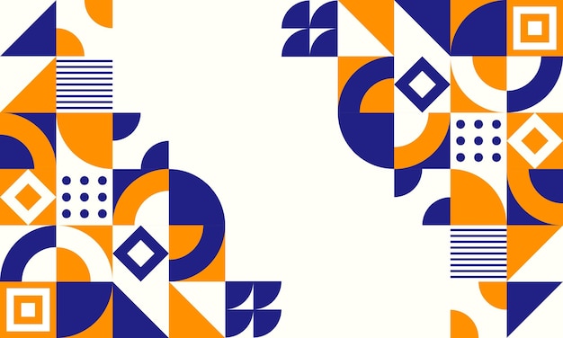 abstract mosaic flat design background
