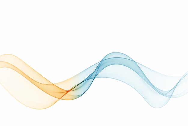 Abstract motion of smooth color wave Curved lines of the rainbow