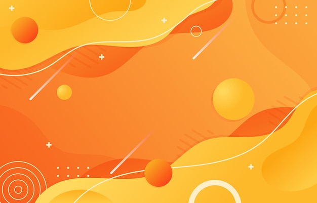 Abstract Orange and Yellow Background