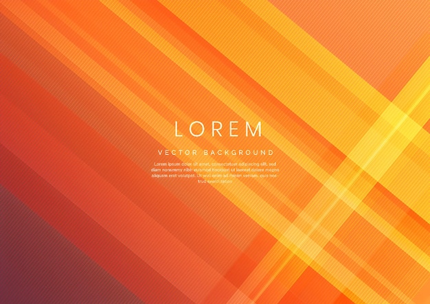 Abstract Orange and Yellow Geometric Background Design