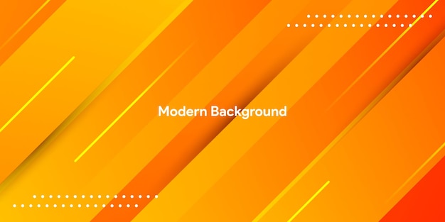 Abstract orange stripes on dynamic gradient background