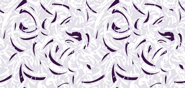 Abstract organic shapes pattern dynamic curved and wavy lines with drops spots on a grey background