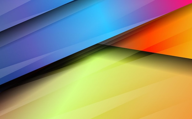abstract overlap layer papercut background banner