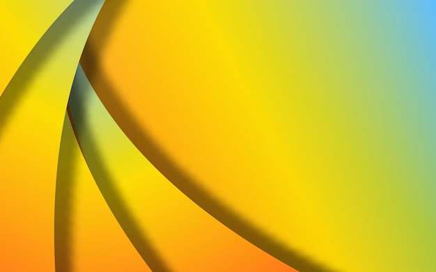 abstract overlap layer yellow color background vector