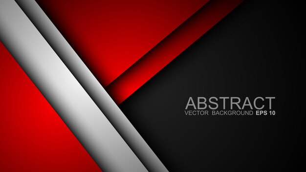 Abstract overlapping layers background Vector design template for modern cover elements banners