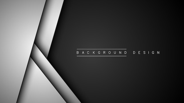 Abstract overlapping layers background Vector design template for modern cover elements banners