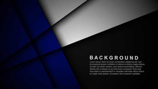 abstract overlapping layers background vector design template for modern cover elements banners