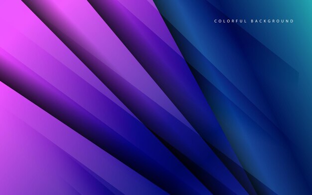 Abstract papercut gradient color background vector