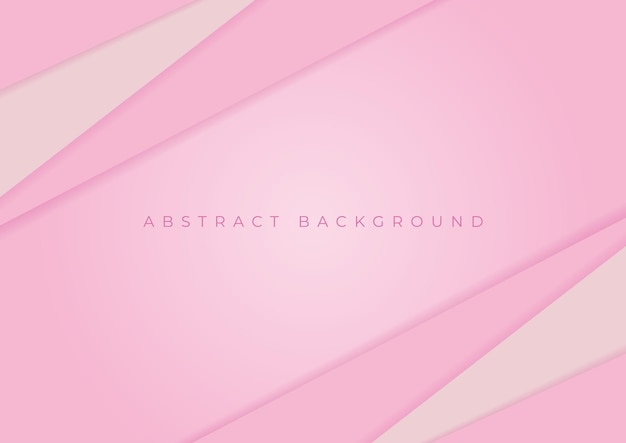 abstract papercut pink valentine background design