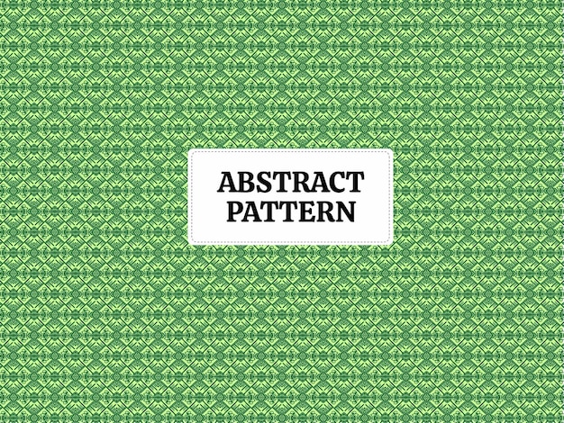 Abstract pattern tile fabric vector abstract modern green