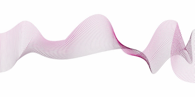 abstract pink lines gradient design element with background