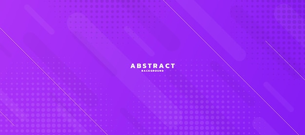 abstract purple background with geometric shape lines and halftone effect