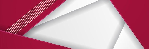 Abstract red arrow white blank space design modern futuristic banner vector illustration Vector illustration design for presentation banner cover web flyer card poster wallpaper