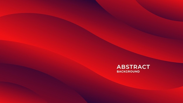 Abstract Red Background Design Template