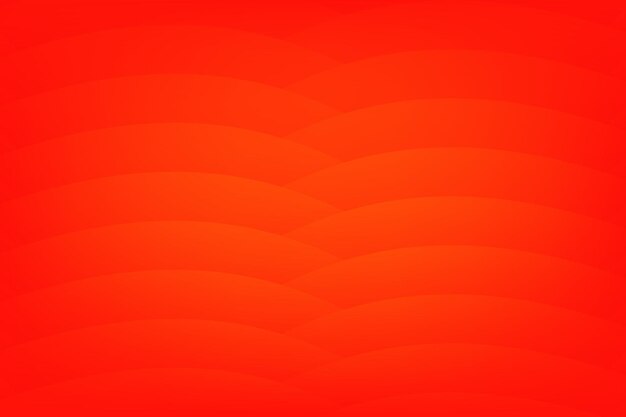 Abstract red background with wavy smooth lines effect