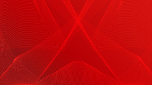 Abstract red color background. Dynamic shapes composition. Eps10 vector