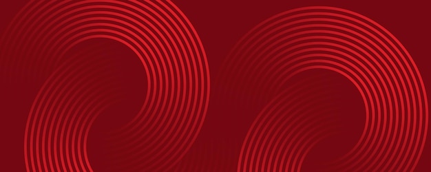 Abstract Red Swirl Background