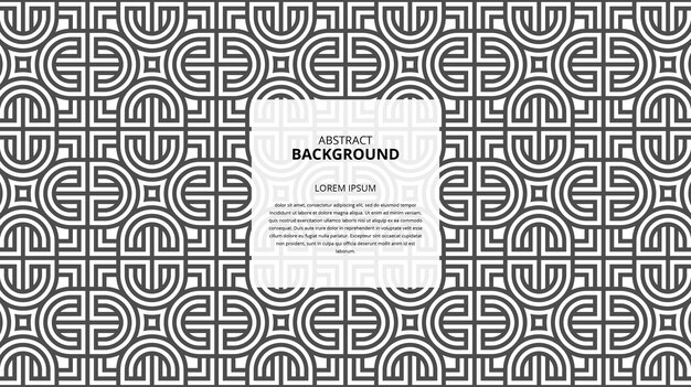 Abstract seamless geometric shape lines pattern