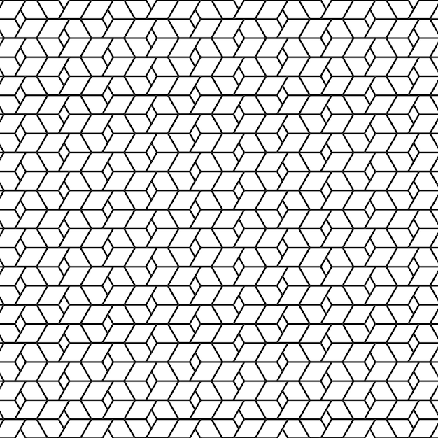 abstract seamless hexagonal geometric pattern