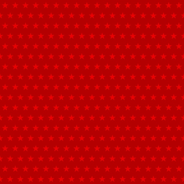 Abstract seamless pattern of small stars in red colors