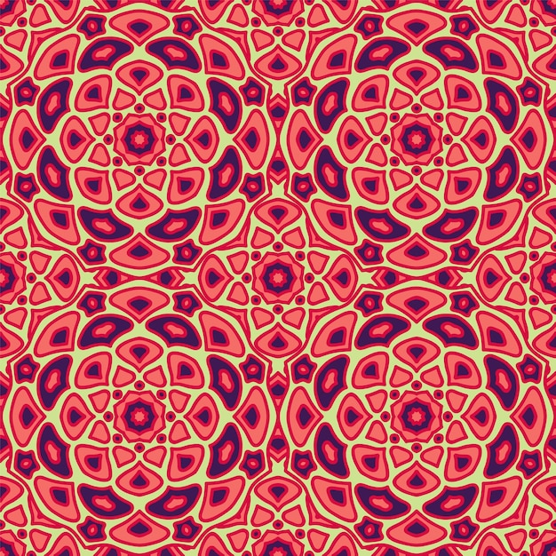 Abstract seamless pattern Simple repeat elements sixties fashio