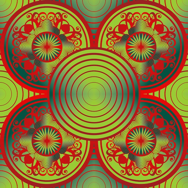 abstract seamless textured background with green color combined with red color