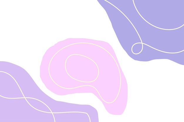 abstract simple blob background with lines