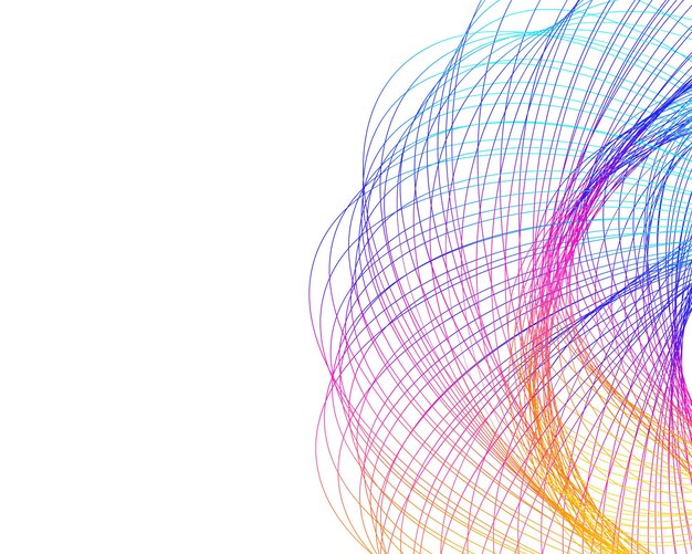 abstract spiral rainbow design element on white background of twist lines vector illustration eps 10 golden ratio traditional proportions vector icon fibonacci spiral for elegant business card